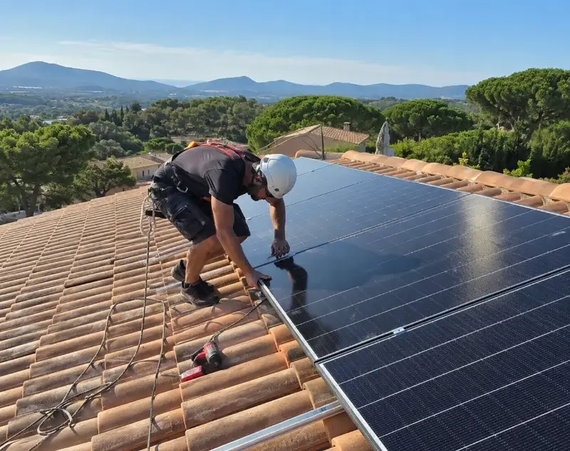 Installateur panneaux solaires Serpaize — pose photovoltaïque sur toiture