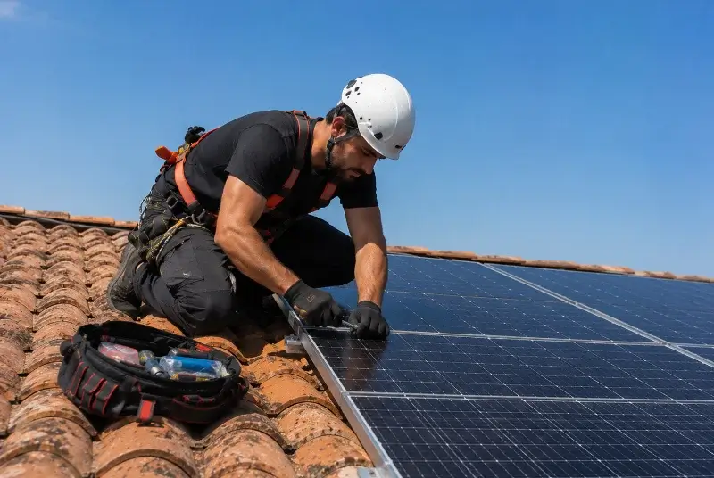 Maintenance et monitoring de panneaux solaires à Serpaize
